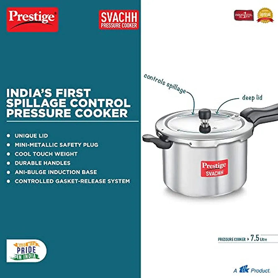 PRESTIGE 7.5LTR 10727 COOKER ALU PRESTIGE 7.5LTR 10727 COOKER ALU